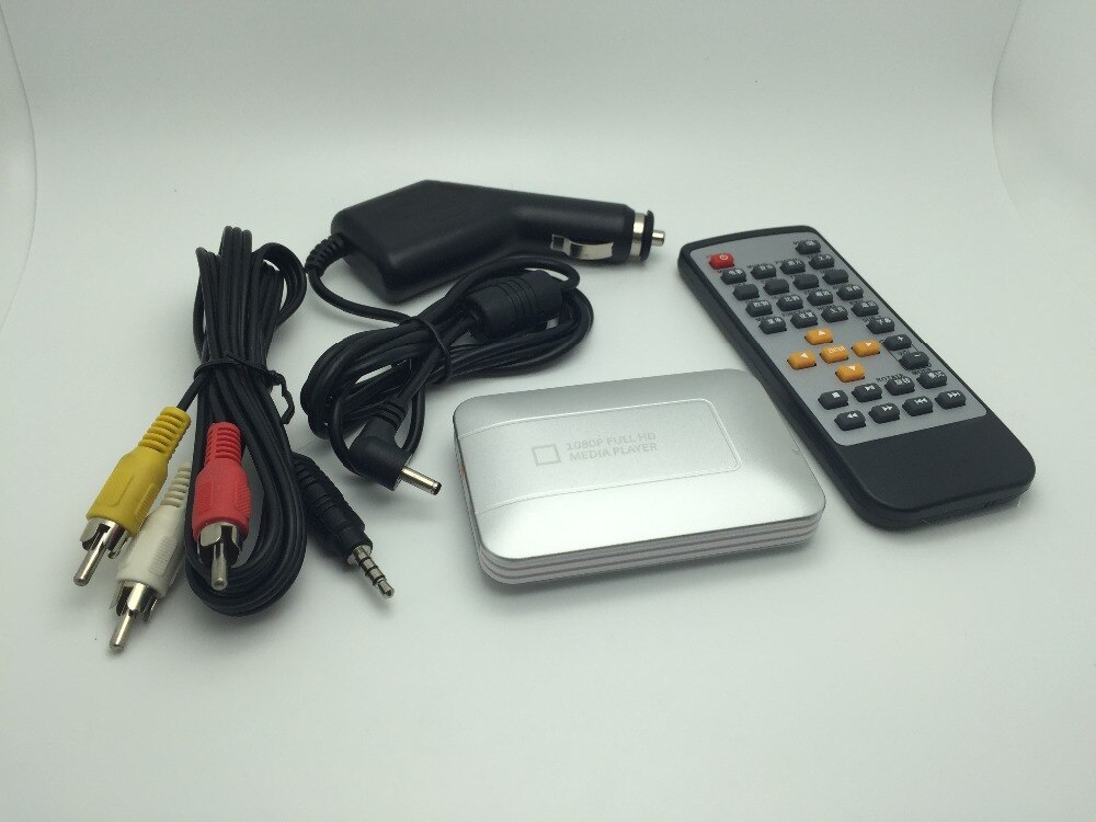 y , reproductor MultiMedia K5 Full HD 1080P HDMI para coche, tarjeta USB SD/MMC DIVX MKV AVI RM RMVB MP3 JPEG con adaptador de coche