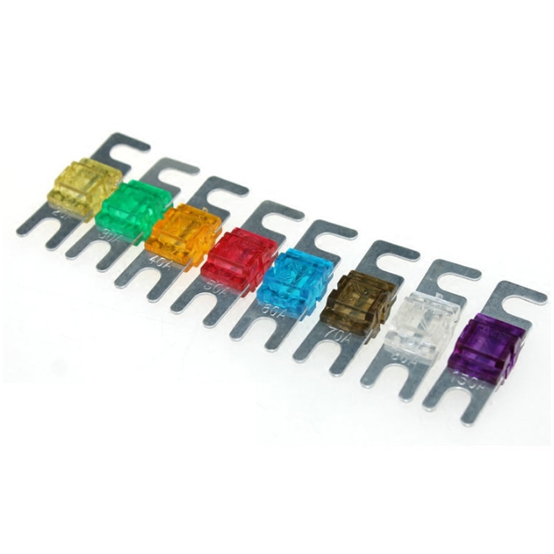 Auto bil boltet sikring 20a-200a lille strømgaffel boltet sikring auto sikring bolt sikring