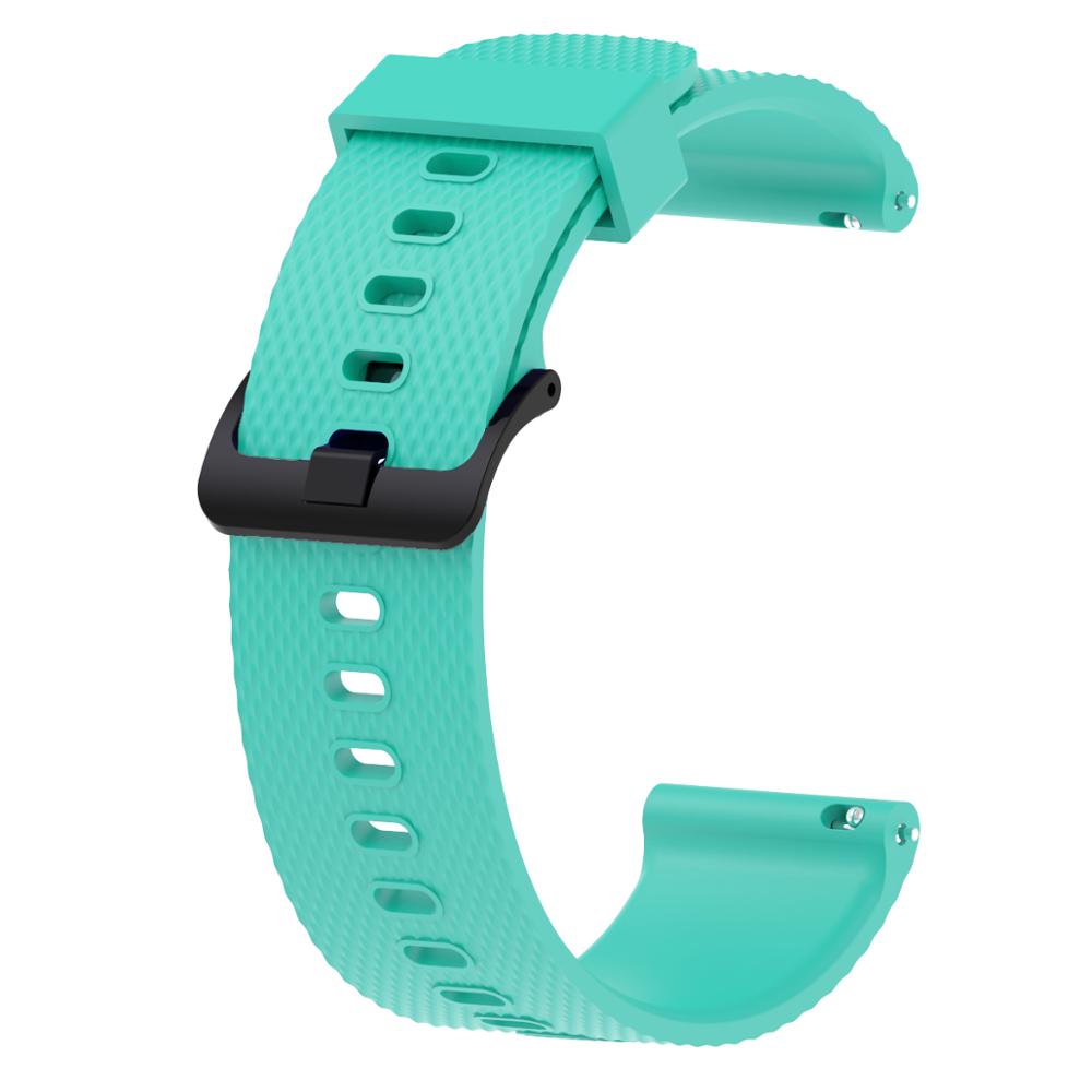 Bracelet de montre, 20mm, pour Garmin Vivomove HR venus vivoactive 3 samsung galaxy watch active 2, bracelet hauwei watch gt 2 42mm: mint