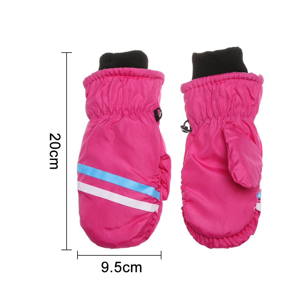 1Pair Children Winter Ski Snowboard Gloves Boy Girls Kids Windproof Waterproof Thicken Mittens Warm Gloves Winter Must