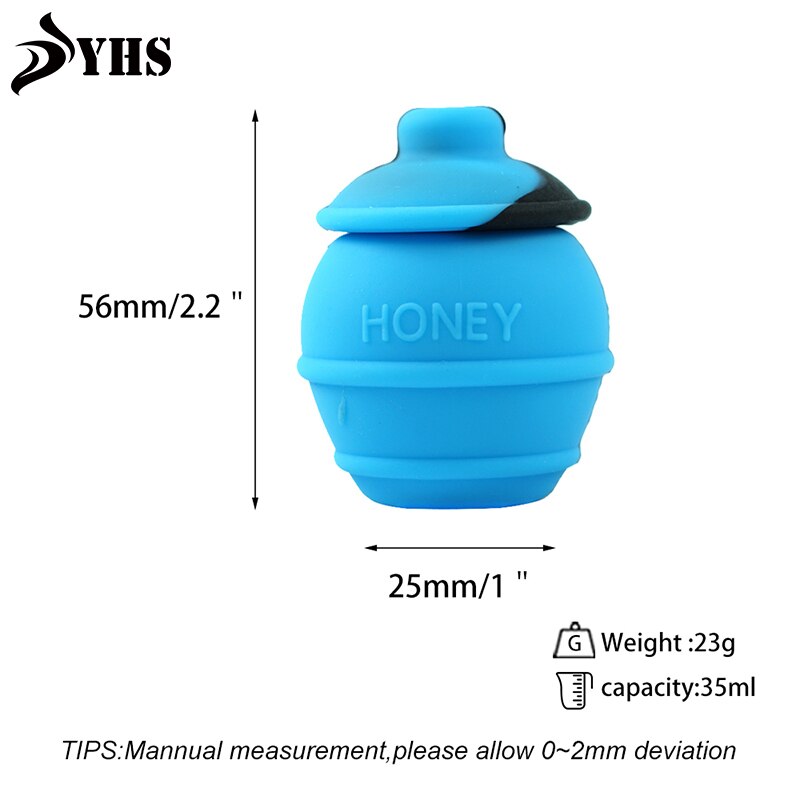 3pcs 35ml Nonstick Silicone Wax Containers Silicone Storage Container bottle jar dad For Wax Oil
