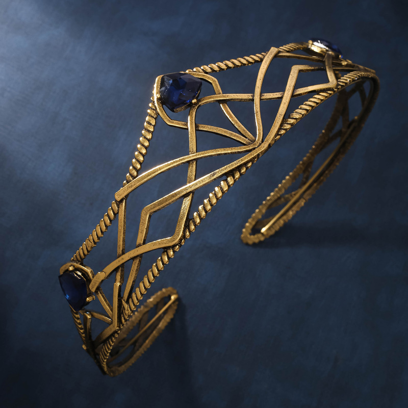 Film Elfen Koning Ronde Kroon Tiara Vintage Barok Kristal Tiara Bekroont Prinses Koningin Diadeem Hoofdband Bruiloft Haar Accessoires