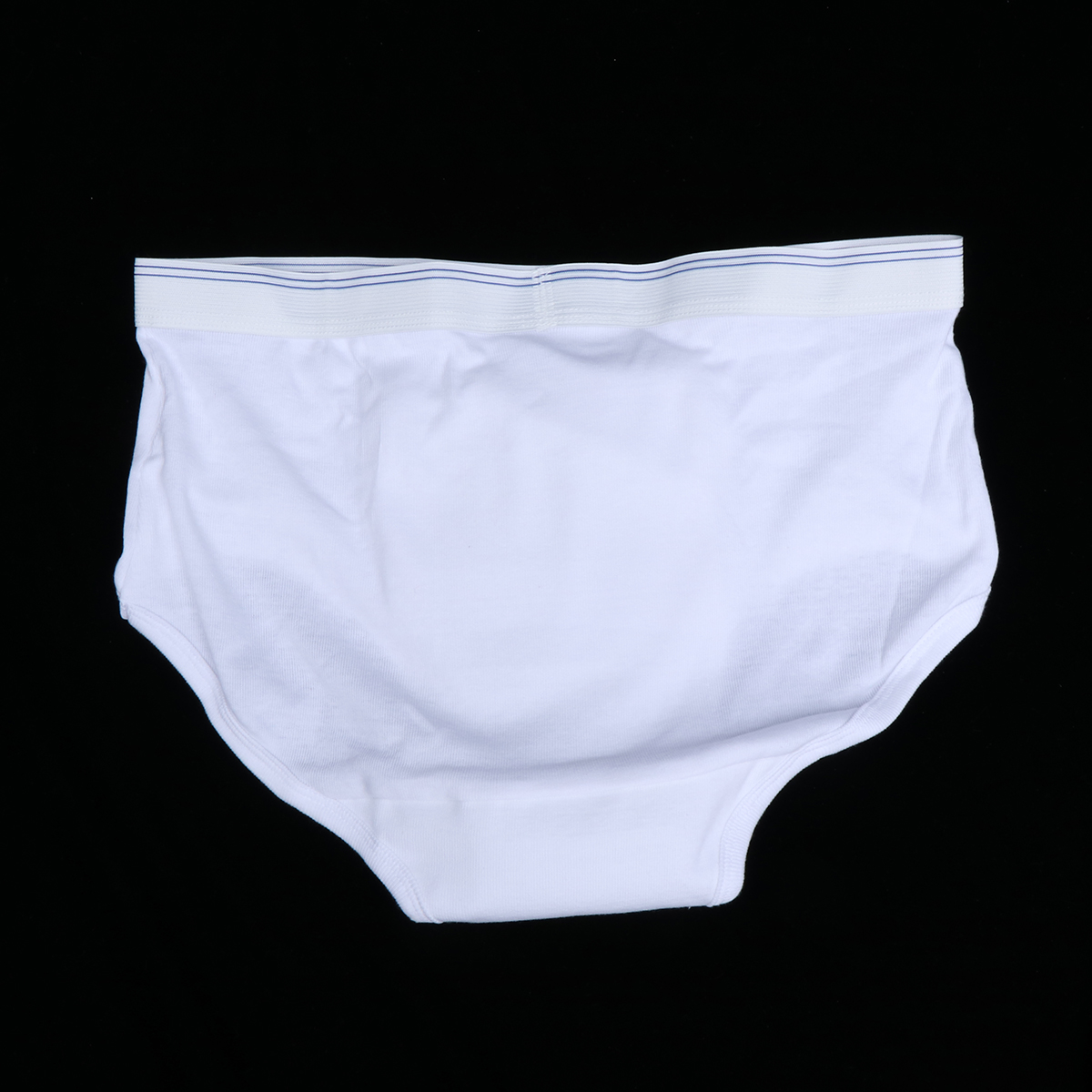 Slip en coton imperméable pour homme adulte, culotte de personne âgée, slip étanche, motif homme, taille S