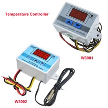 Ac 110v-220v dc 12v 24v ledet digital temperaturregulator termostat termometer sensor meter opvarmning køling inkubator køleskab