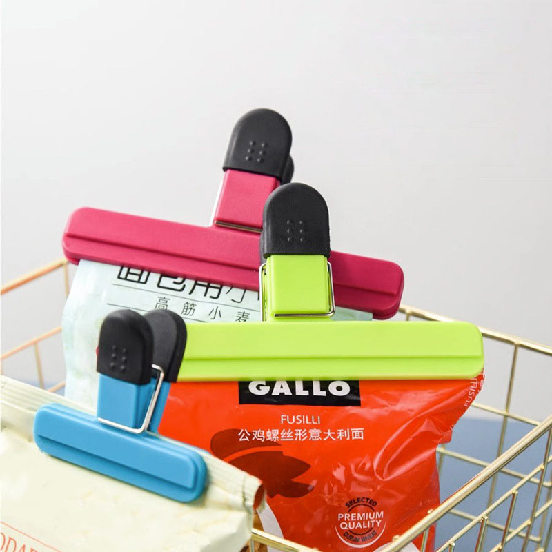 1/3 stk. bærbare store chipposeklemmer plastik assorterede størrelser mad-snackforsegling forseglingsklips tætningsklemme køkkenopbevaringstilbehør