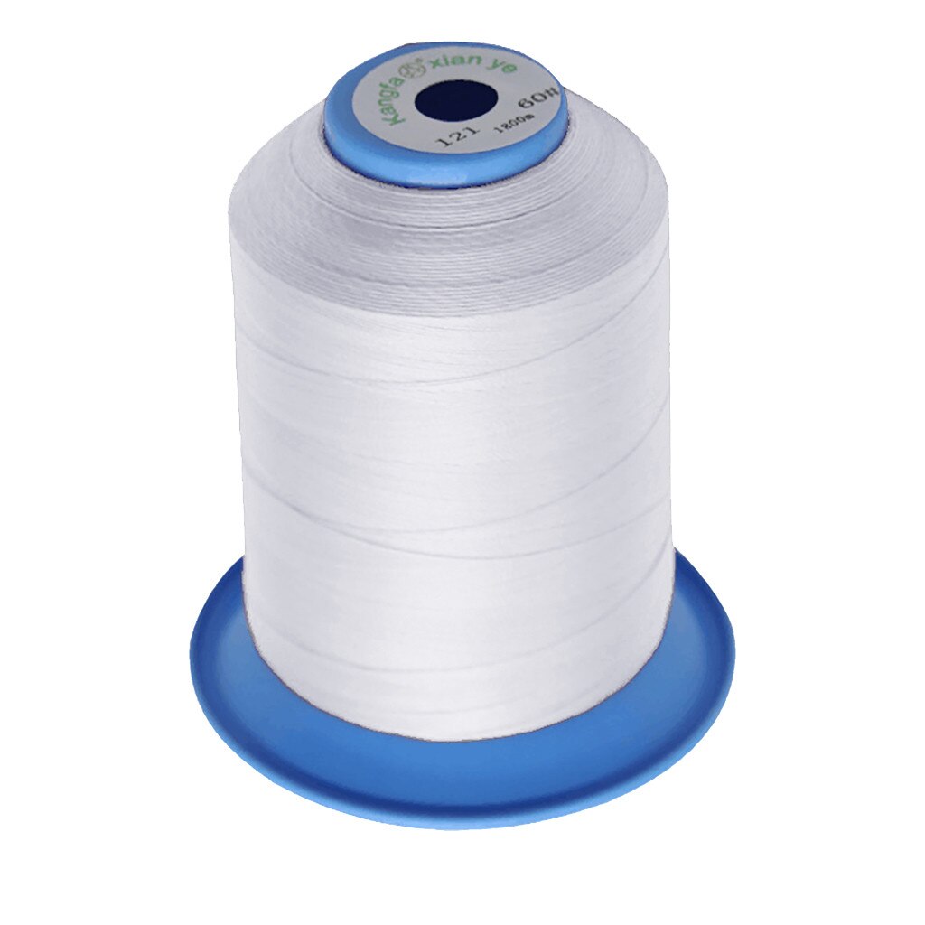 Sewing Thread Polyester Thread Set Household Polyester Sewing Thread 420D/3 High Strength Line 30 For Hand Machines: White