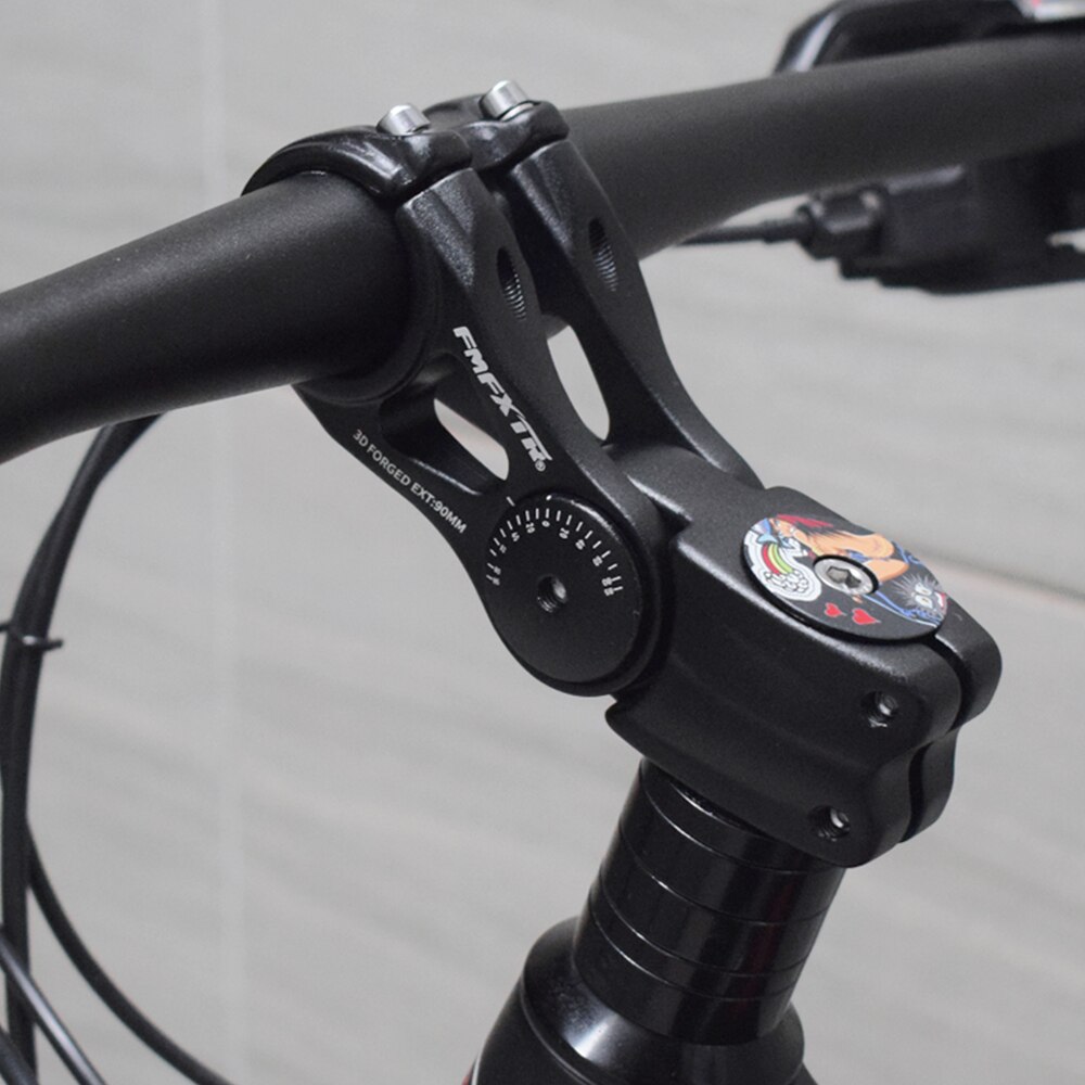 FMFXTR Fahrrad Vorbau Mountainbike Lenker Höer Erzähler Winkel Steigleitung Fahrrad Zubehör 31.8*90/110/145mm verstellbaren Vorbau