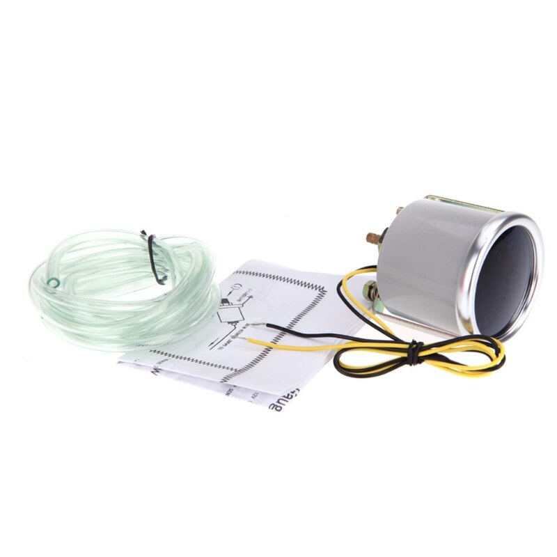 12V Auto Gauge 2 "Bar Boost Gauge -1 ~ 2 Bar Vacuüm Druk Meter Velg Turbo Druk