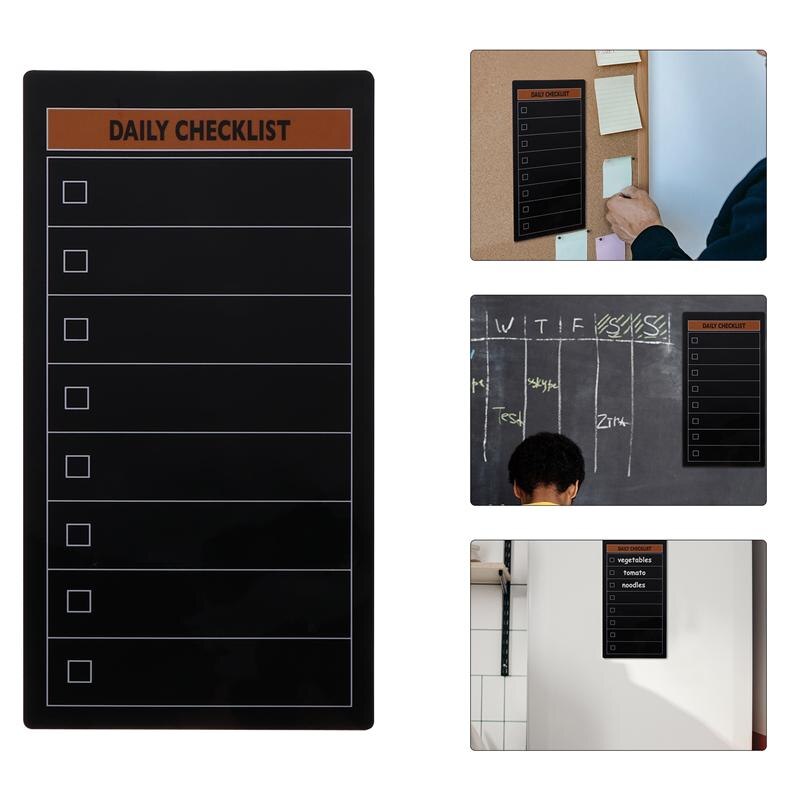 Erasable Memo Board Schedule Board Magnetic Daily Planner Magnetic Plan Board