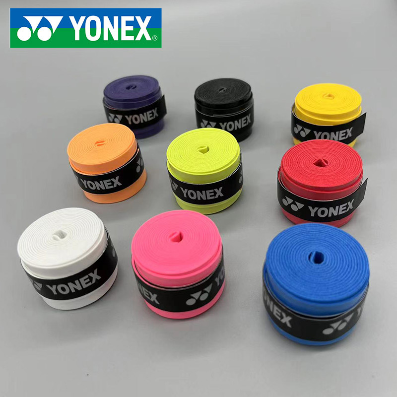 YONEX Overgrip raqueta de bádminton viscosa antideslizante absorbente de sudor Yy cinta plana mango de agarre tenis deportes cinta envuelta