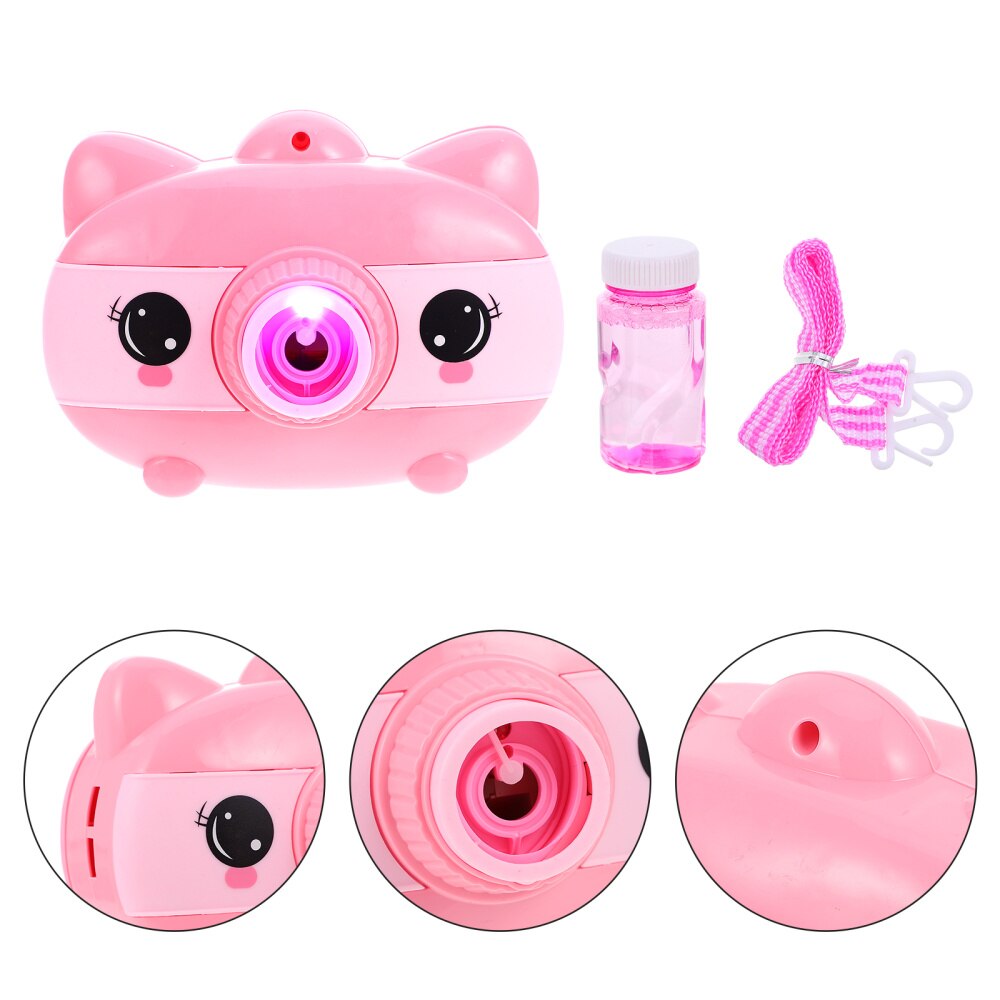 1 Set Bubble Camera with Light Bubble Blowing Kids Musical