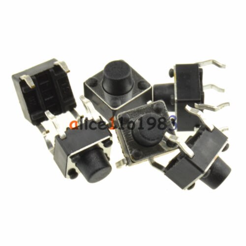 50 stks 6x6x6mm Miniatuur Micro Momentary Tactile Tact Touch Drukknop