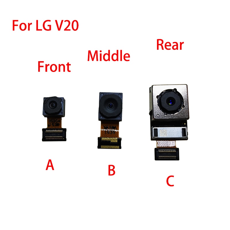 For LG V20 H990 H910 H918 LS997 US996 VS995 1 Set ( 3 PCS ) Camera Module Big+Middle+Small Camera Module Repair Part