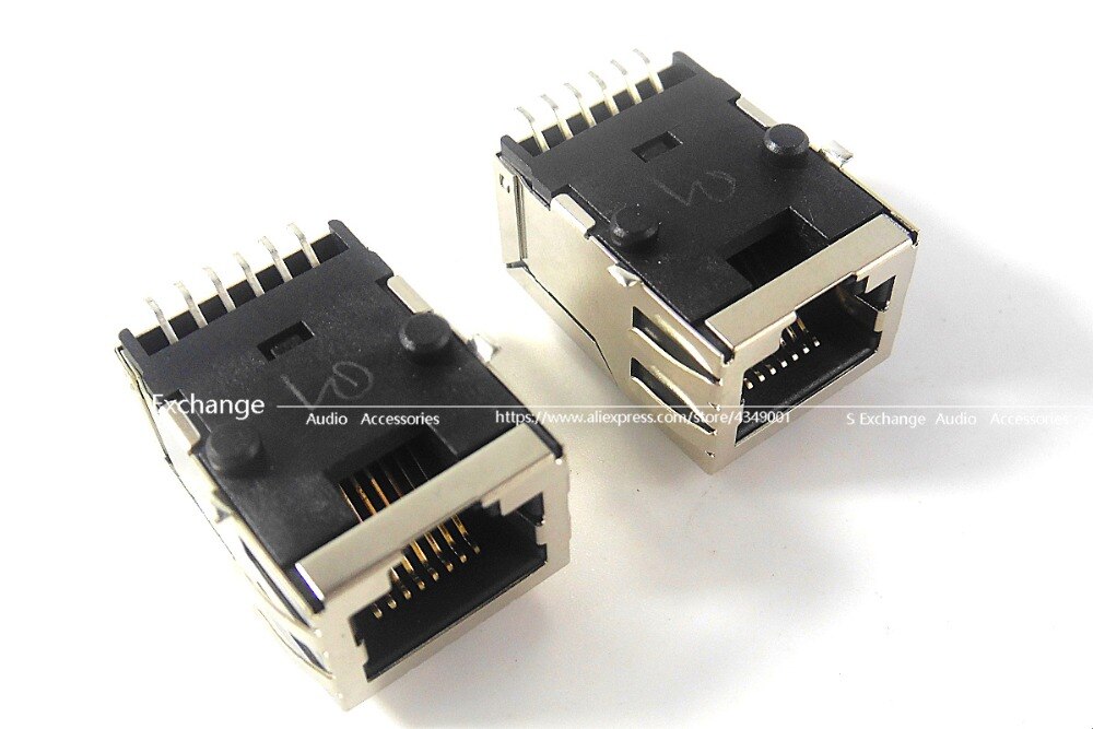 2 Stks/partij RJ45 Link Ethernet Socket DKN1650 Voor CDJ900 CDJ2000