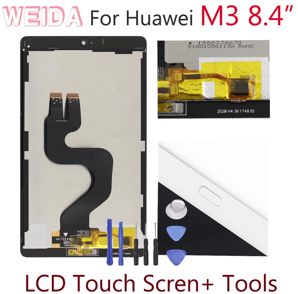 Weida Lcd Vervangend 8.4 "Voor Huawei Mediapad M3 8.4 BTV-W09 BTV-DL09 Lcd-scherm Touch Screen Assembly 2560x1600