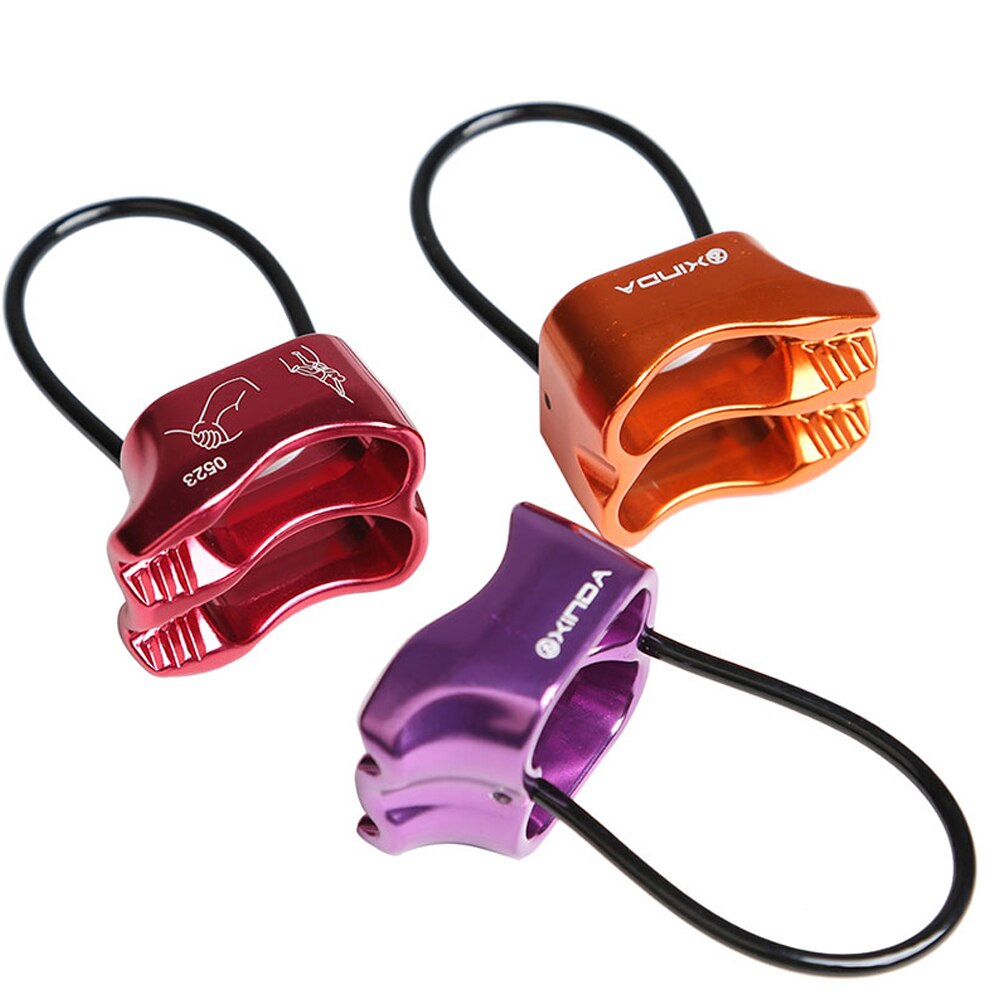 XINDA Rappel ATC Descend Belay Device Aluminum Descender Rope Outdoor Camping & Hiking Rock Climbing Equipment