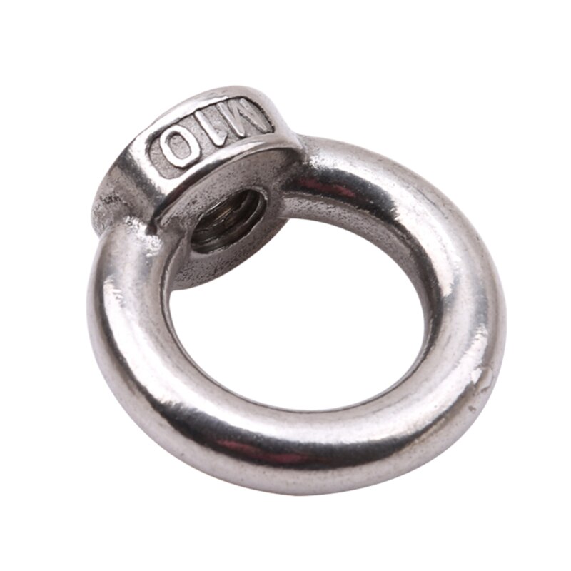 Stainless Steel Cable Rope Lifting Eye Nuts/Screw Ring Eye Bolt Ring Hooking Nut Screws M5/M6/M8/M10/M12