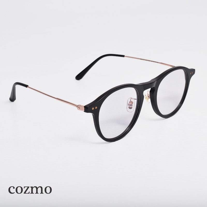 Korean brand GENTLE COZMO eyeglasses frame acetate Round frame women men Reading Computer Glass with Original case