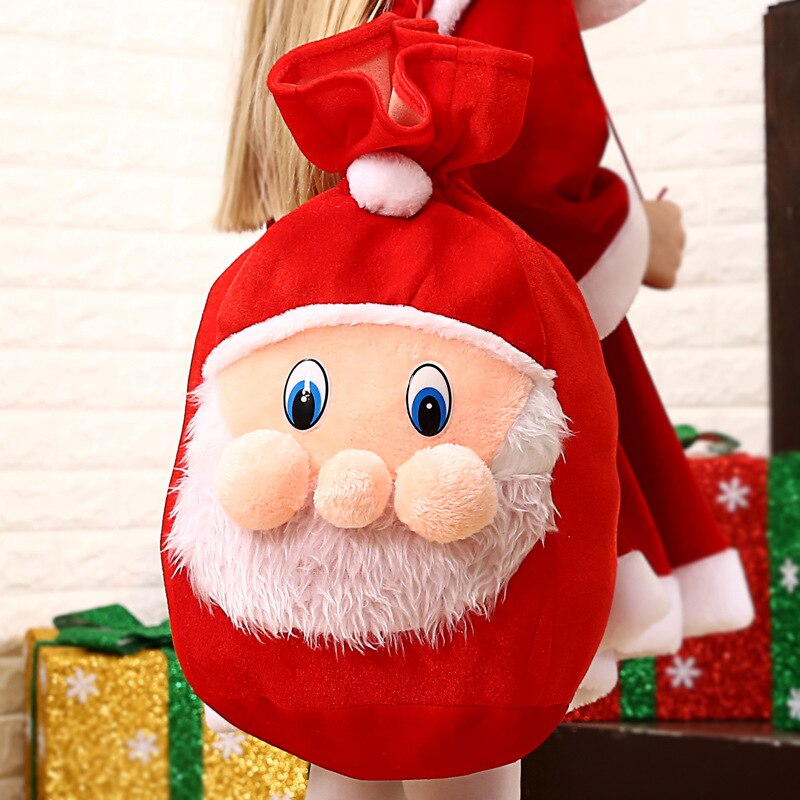 Gold Velvet Christmas Clothes for Adults and Children Santa Claus Cloak with Hat Red Kids Performance Clothing Christmas