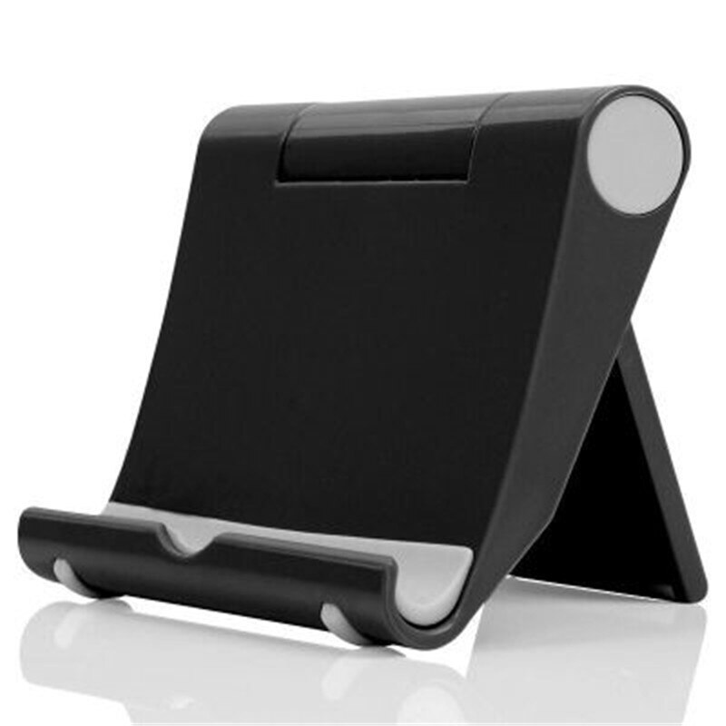 Soporte de escritorio plegable Universal para teléfono Xiaomi, Samsung, tableta, iPhone 11, 12: P1-Black