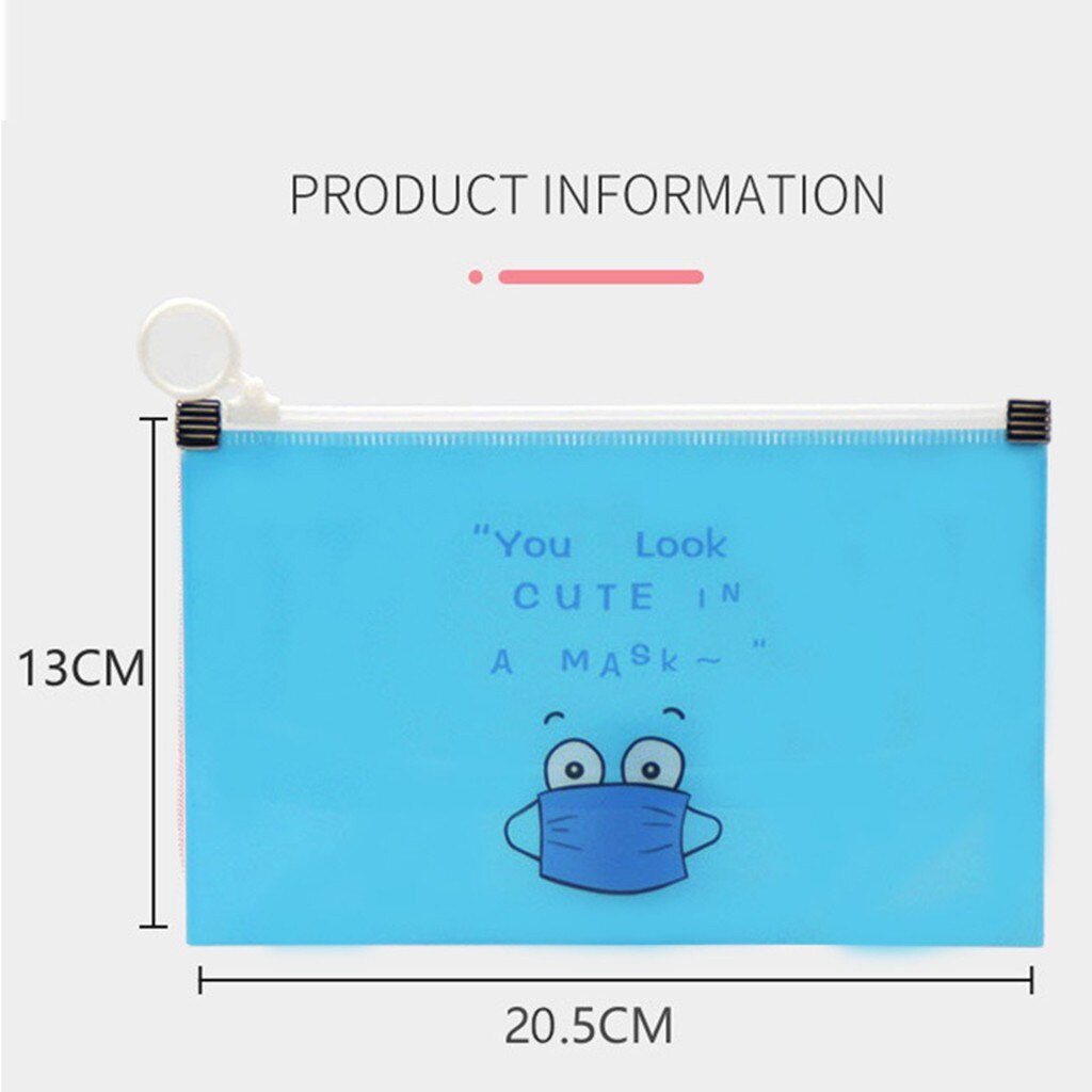 funda mascarilla bolso Caja para guardar mascarillas, a prueba de agua, portátil, organizador de máscaras, cobertura con de polvo transparente, bolsas para limpieza, 1 unidad