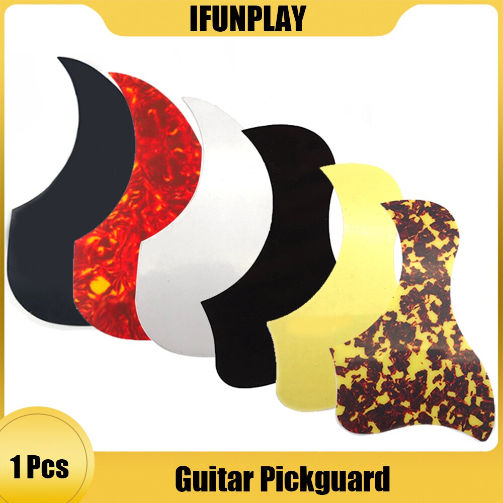 Water Bird Style Acoustic Guitar Pickguard Self-adhesive Pick Guard Sticker for 40" 41" Size Folk Guitar Guitar Accessories