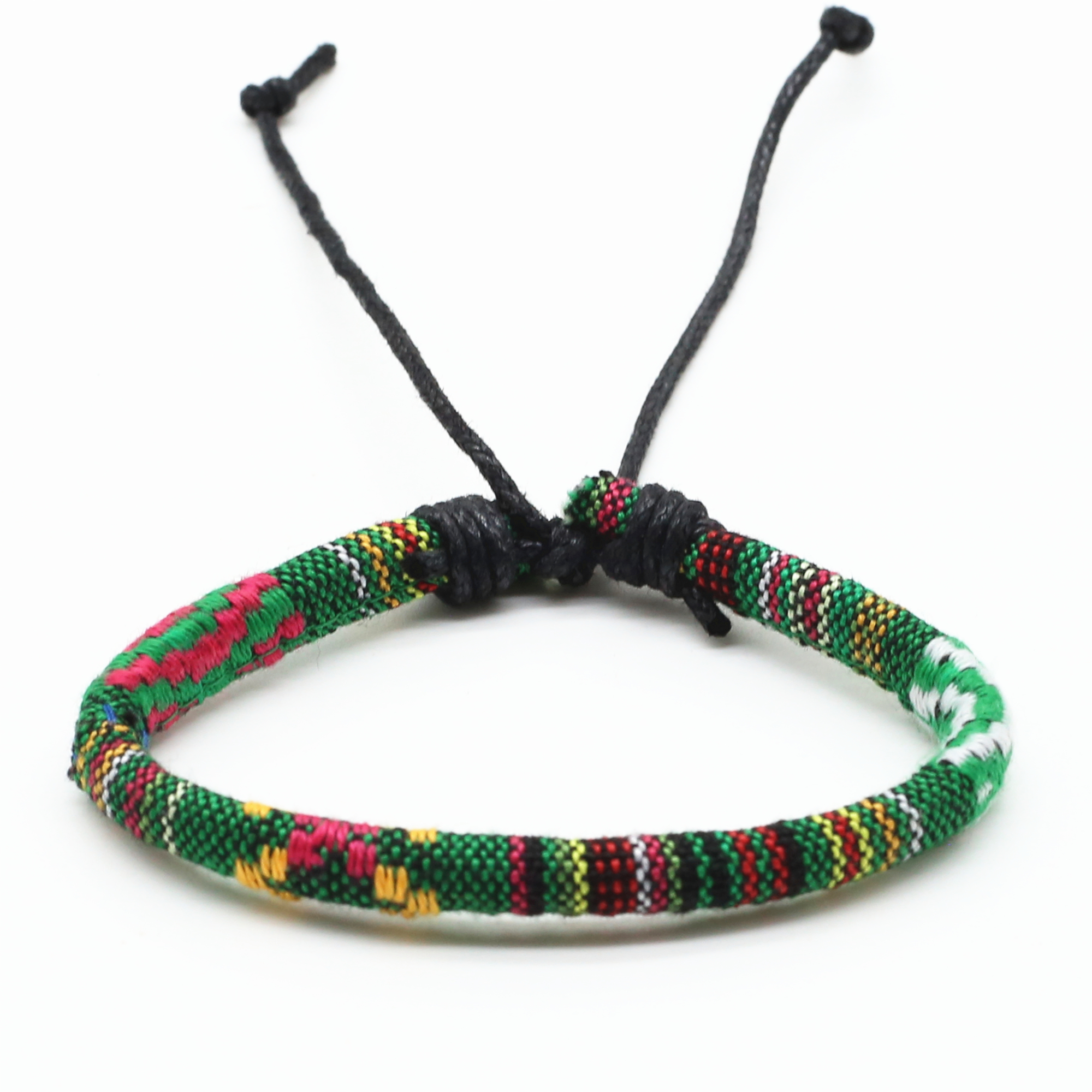 WestBull, Pulseras tejidas de cuerda étnica Vintage Multicolor para mujeres y hombres, Pulsera para hombre, para hombre, joyería al por mayor: Color dorado