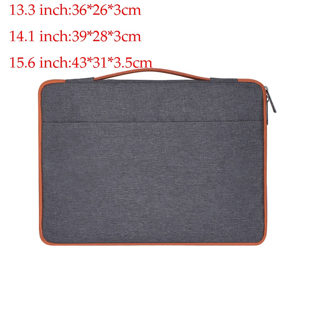 Casual Laptop Bag 13.3 14.1 15.6 inch Laptop Bag For MacBook Air Macbook Pro Waterproof Notebook Bag 13.3"15.6""