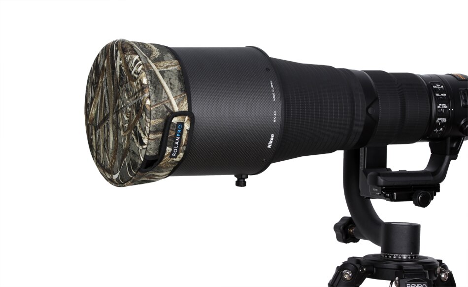 ROLANPRO – veste de Camouflage avec capuchon d&#39;objectif DSLR, vêtement téléphoto court pour Sigma Tamron Canon Nikon 300/400/500/600/800mm