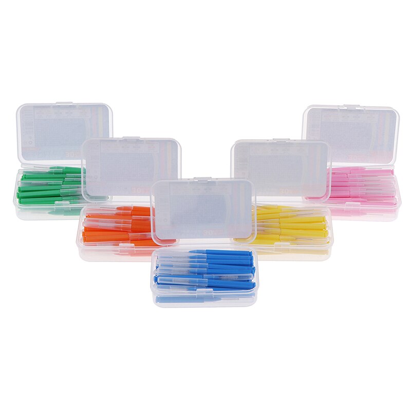 30pcs/lot Oral Clean Interdental Brush Teeth Brush Oral Care Tool Dental Floss Teeth Hygiene Toothpick