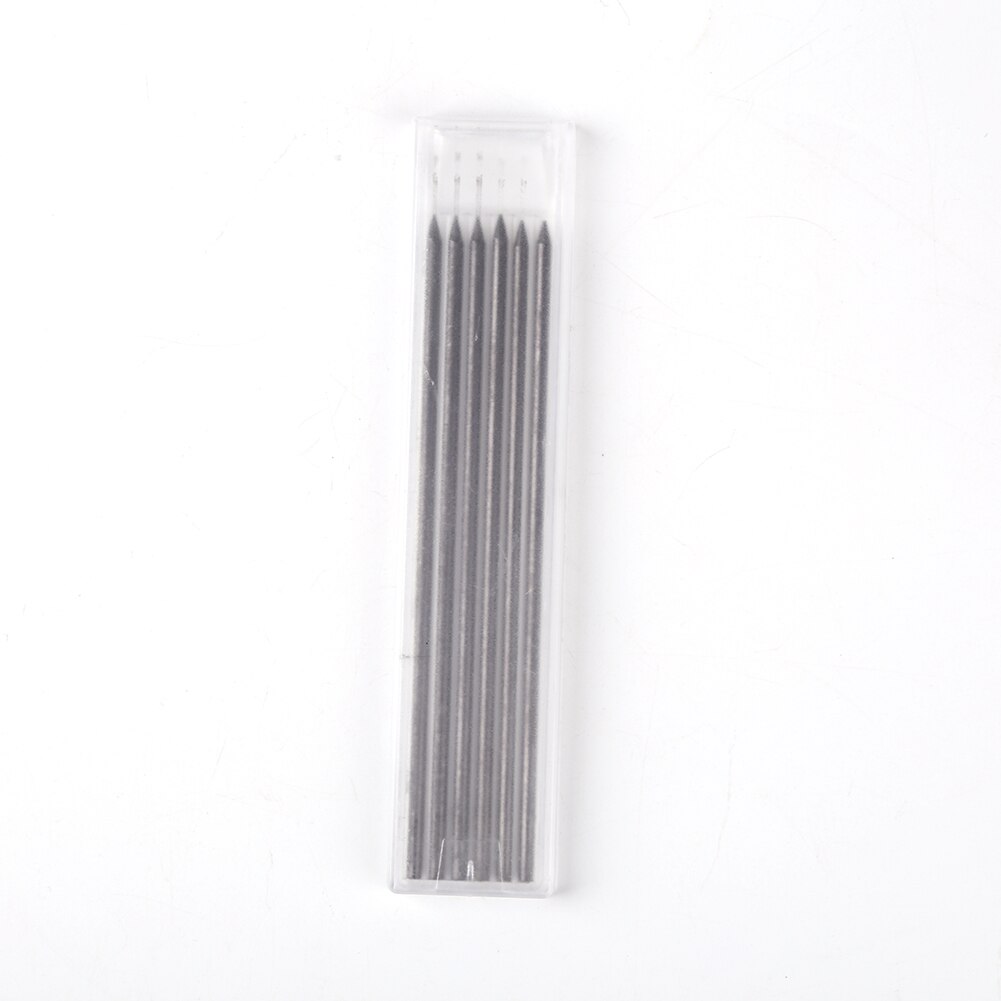 Solid Carpenter Pencil Set Woodworking Tools Mechanical Pencil 3 Colors Refill Construction Job Tools Carpentry Marking Scriber: Black Refill