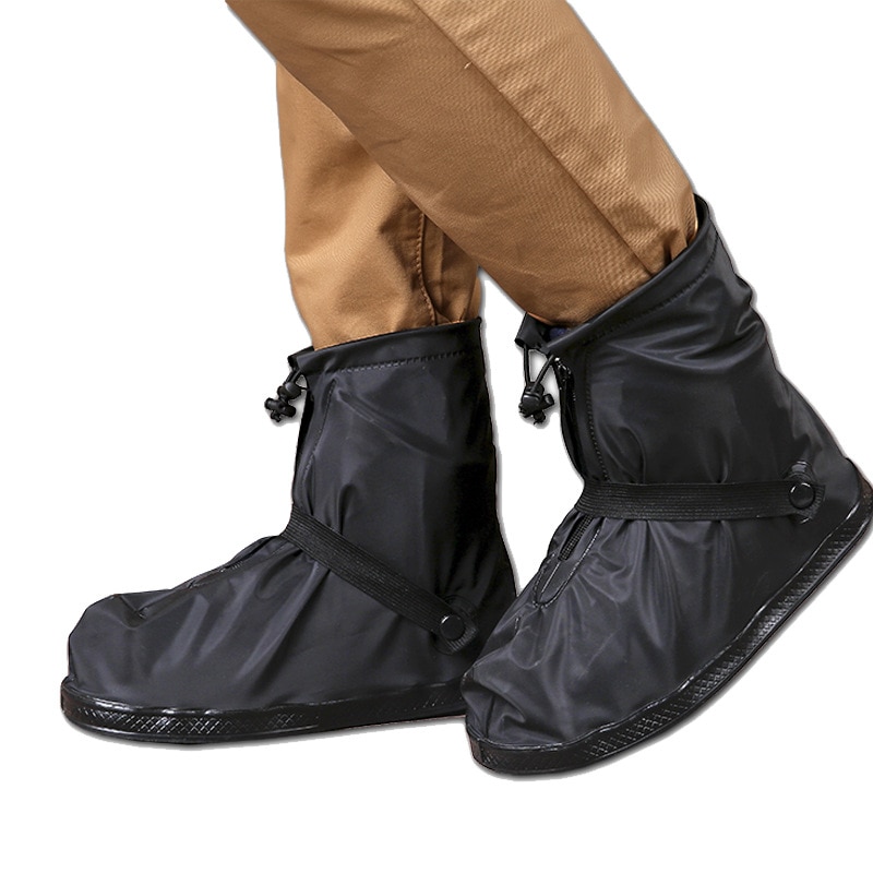 Copriscarpe impermeabili copriscarpe antipioggia riutilizzabili antiscivolo per Sport all&#39;aria aperta con copriscarpe interne resistenti all&#39;acqua