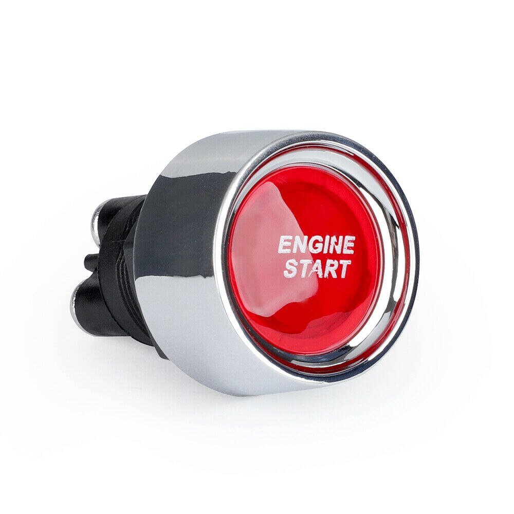 12V/24V 50A Car Engine Start Push Button Keyless Start Button Ignition Starter Car Engine Start Button Auto Accessories