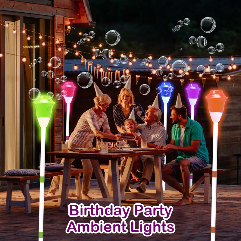 Street light bubble machine fully automatic bubble with light birthday outdoor wedding party without battery bubble water
