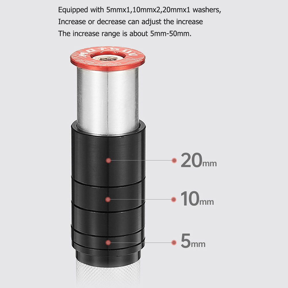 Bicycle Fork Stem Extension Adapter for Mountain MTB Bike Handlebar Stem Riser Cycling Parts MTB Bicycle Parts