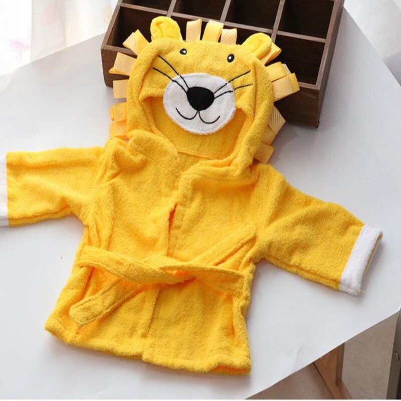 Badlakan härlig barns tecknad bomull badhandduk flicka pojke baby badrock