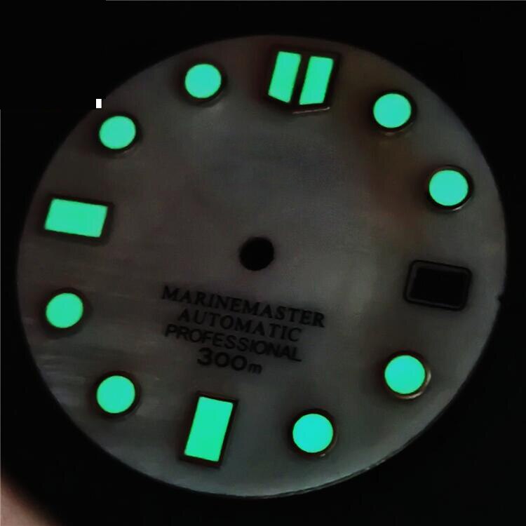 thumbnail image 2 of C3 Lume Marine Master Black Dial For Seiko SKX007 – Fits 7S26 NH35, 28.5mm, Date Window 2 of 5