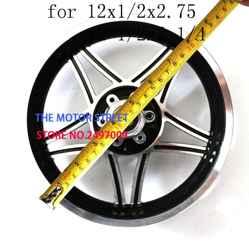 12 1/2x2.75 Aluminum Rim Wheel Hub MX350 MX400 Dirt Bike Scooter cubo de la rueda para patinete recambio Scooter aluminum