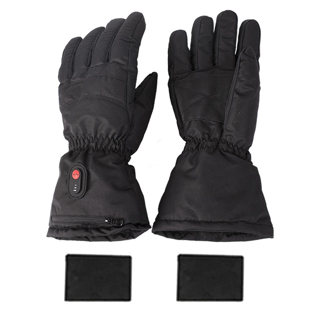 Baceyong Verwarmde motorhandschoenen, instelbare temperatuur, verwarmde