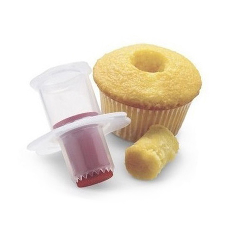 Cupcake Corer Plunger Cutter Gebak Cake Gat Maker Decorating Divider Filler Modus SDF-SHIP: Default Title