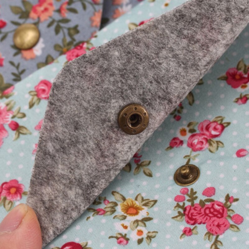 Floral A4 Big Capacity Document Bag Business Briefcase File Folders Chemical Felt Filing Products Student