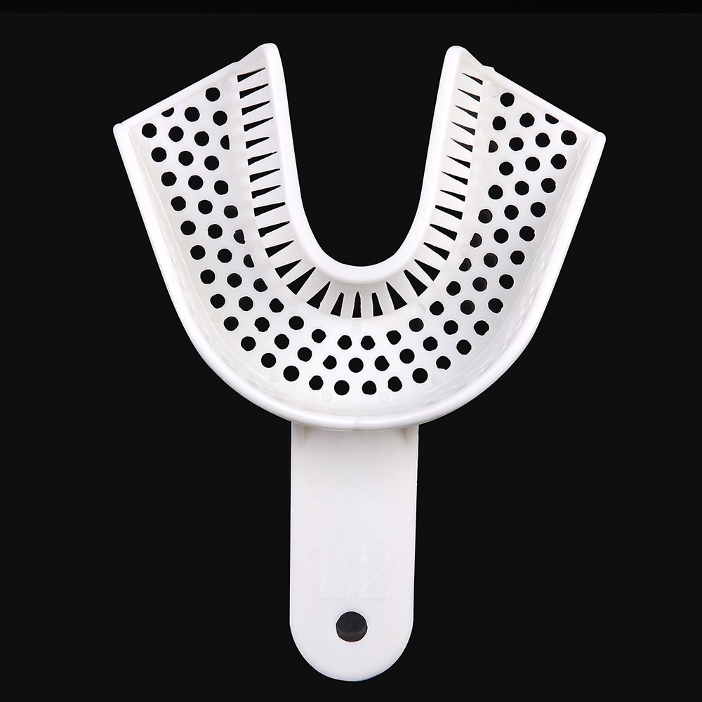 10 unids/set bandeja de plástico Dental sin malla herramientas de dentista Material de laboratorio de odontología soporte para dientes