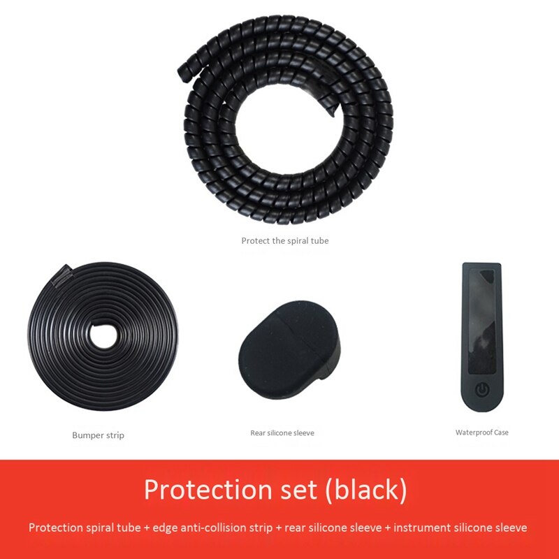 Set di protezioni per Scooter elettrici protezione di controllo parafango gancio linea tubo striscia anticollisione per XIAOMI M365