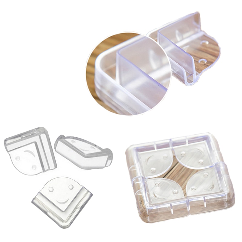 10Pc Glimlach Gezicht Kids Baby Kinderen Veiligheid Bescherming Tafel Bureau Haakse Rand Controle Hoek