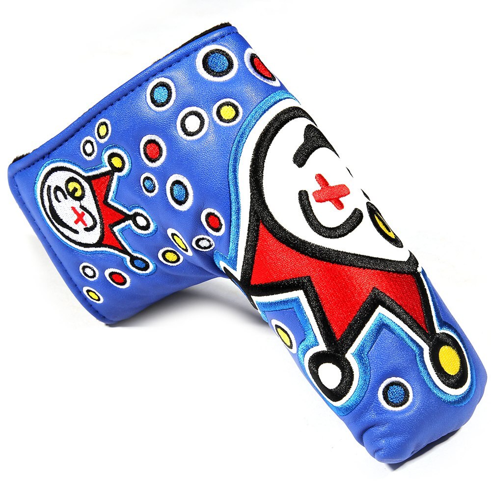 Golf putter clown joker cover Blade Putter Headcover cameron Johnny jackpot blade putter scotty headcovers