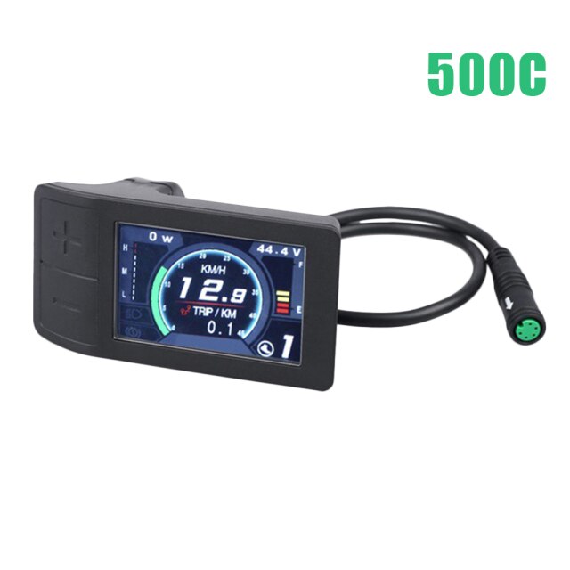 Electric Bicycle TFT LCD 500C Display Speed Indicator Computer For Bafang 8FUN Mid Hub Motor 36V 48V 52V 60V 750W E-bike Parts: Default Title