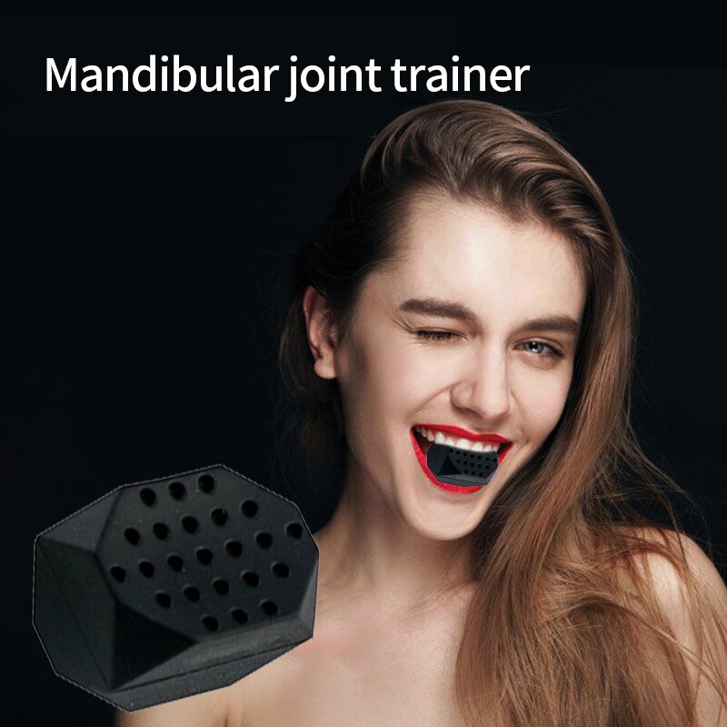 2 Stuks Gezicht Kauwspieren Mannen Facial Pop N Go Mond Kaaklijn Kaak Muscle Exerciser Chew Ball Chew Bite Breaker Training oefening Bal