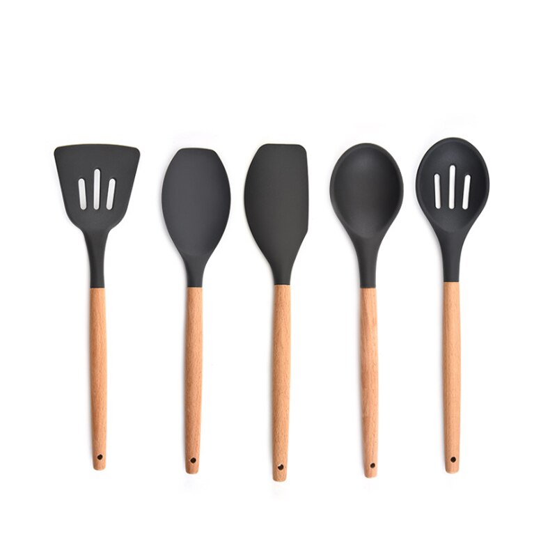 Forieru Silicone Rice Spoon - High Heat Resistant Non-Stick Kitchen Utensil For Rice, Sushi & Mashed Potatoes