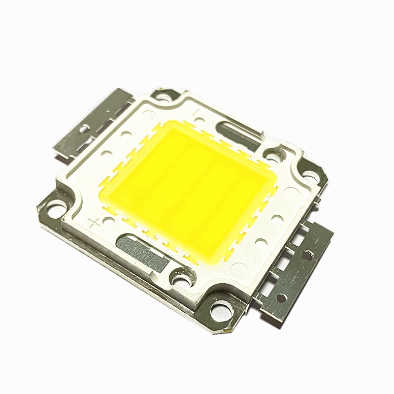 2 stk/parti 10w 20w 30w 50w 100w cob led chip lampe pære chips til spotlight projektør have firkantede integrerede led lysperler