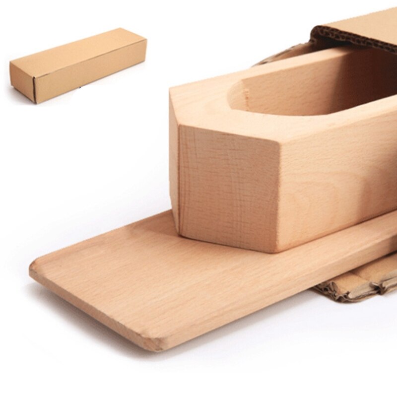 JEYL Hand-Sewn Wooden Clip DIY Hand-Sewn Tool Suture Wooden Clip Beech Leather Wooden Frame Hand-Stitched Clamp